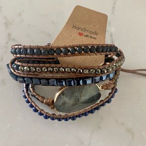 Handmade Wrap-Around Bracelet.